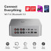 WIIM Ultra Music Streamer & Digital Preamp, 3.5 Touchscreen, Space Gray