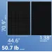 Canadian Solar 455W Solar Panel 108 Cells Black CS6.1-54TM-455-H Assembled in the USA